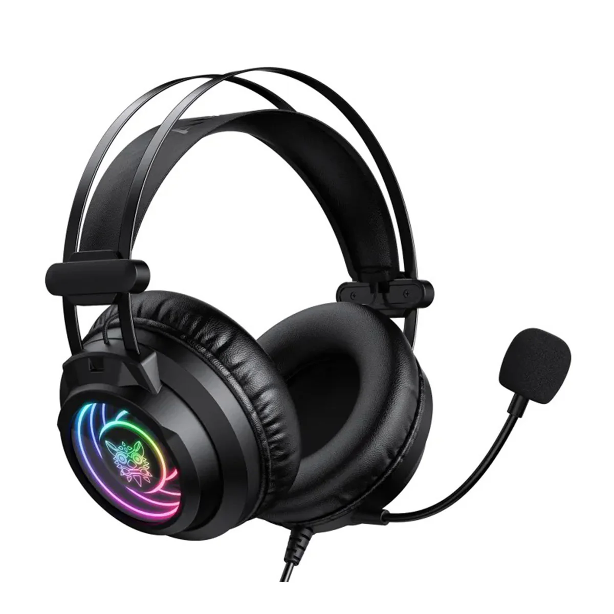 Onikuma X80 Abyss Mirror Wired Gaming Headphone with Microphone (Black) - Image 10