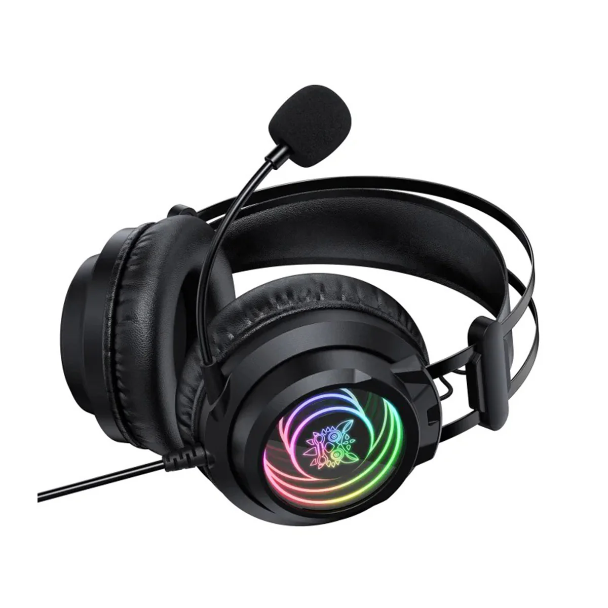 Onikuma X80 Abyss Mirror Wired Gaming Headphone with Microphone (Black) - Image 7