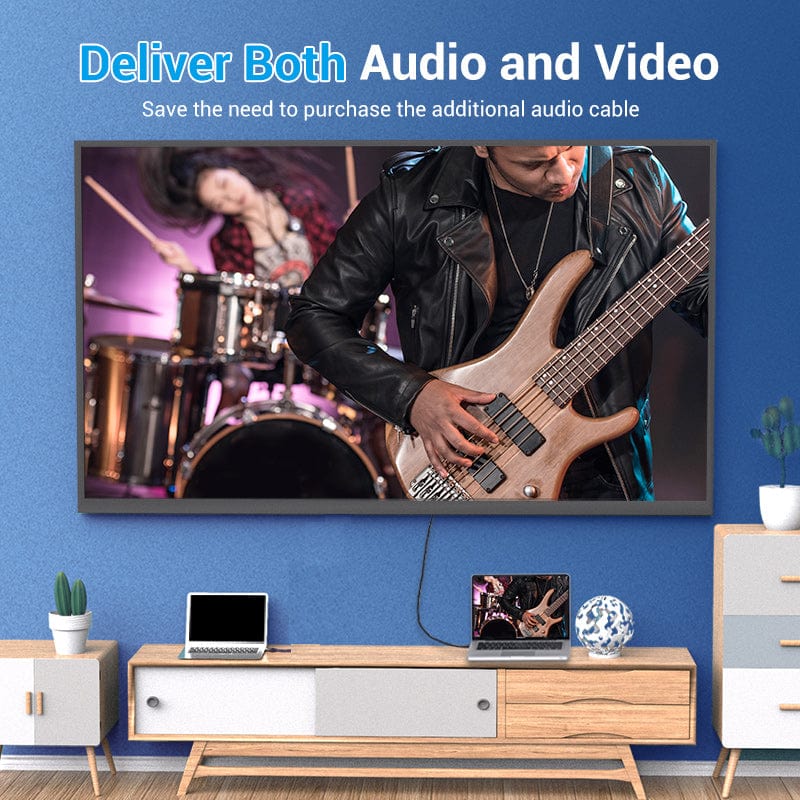 Vention Mini DisplayPort to HDMI Cable - 2M (HAHBH) - Image 3