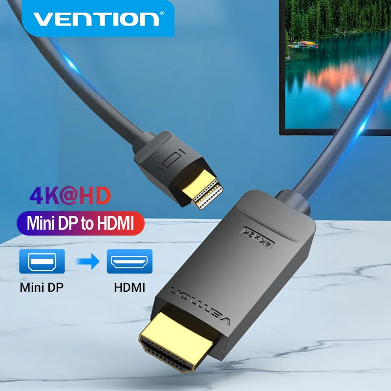 Vention Mini DisplayPort to HDMI Cable - 2M (HAHBH) - Image 7